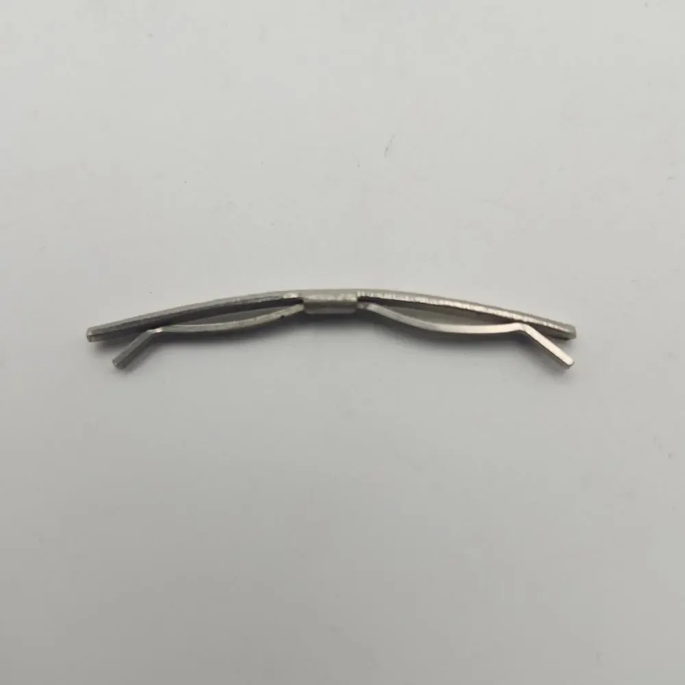 Lot 4 Tie Bar Clip Backs Replacement Hardware Parts Gold Silver Vintage‎ Style